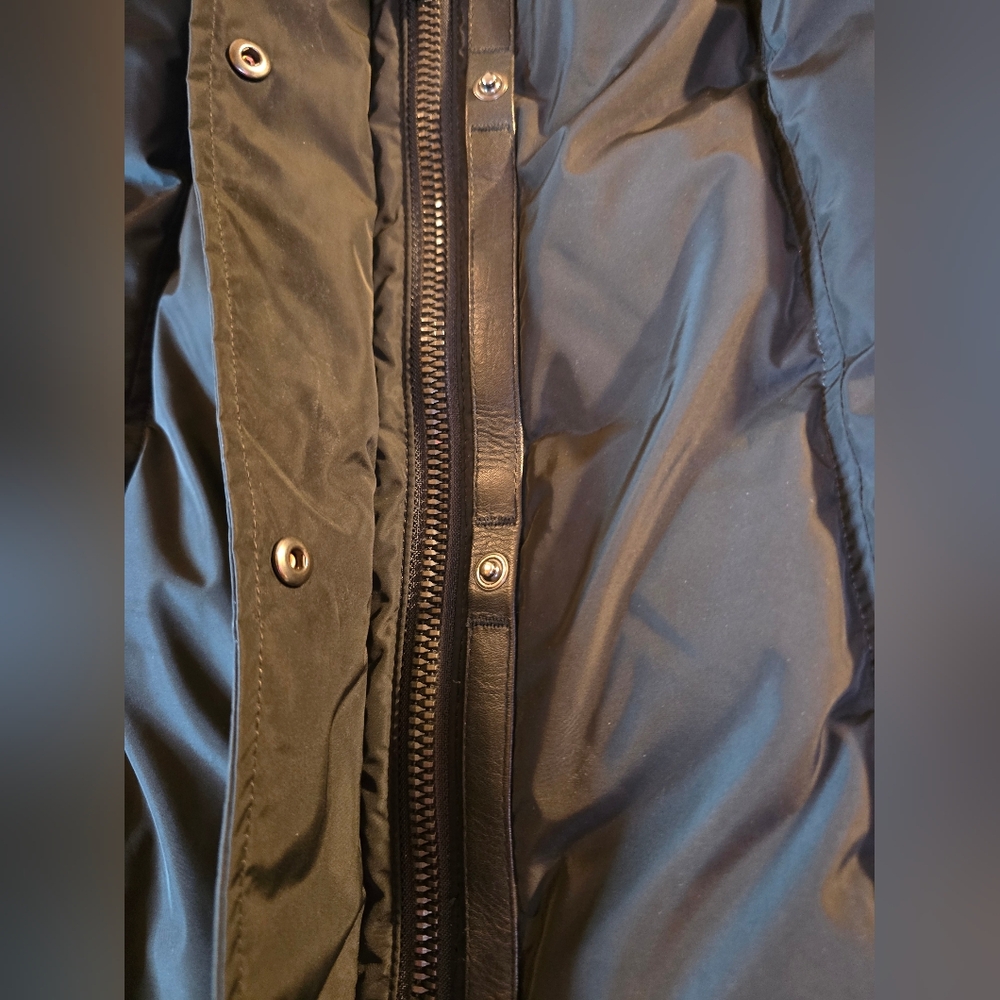 Mackage Black Long Down Parka Jacket - Picture 5 of 15